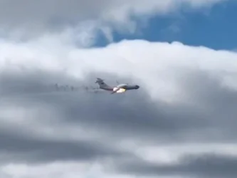 ՏԵՍԱՆՅՈՒԹ. Իվանովոյի մարզում Իլ-76 ինքնաթիռի կործանման պահը