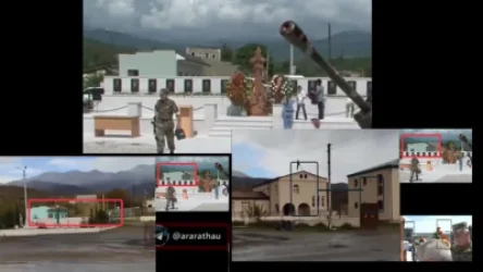 ՏԵՍԱՆՅՈՒԹ. Ադրբեջանցիները ոչնչացրել են Արցախի Գետավան գյուղի ազատամարտիկների հուշահամալիրը