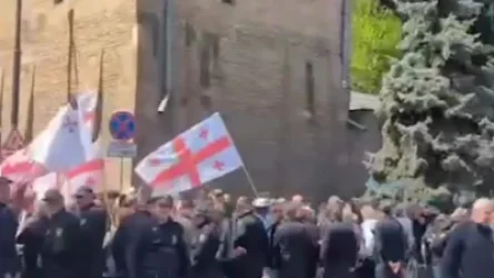 ՏԵՍԱՆՅՈՒԹ․ Վրաստանում Ռուսաստանի հետ մերձեցման կողմնակիցները հանրահավաք են կազմակերպել