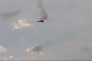 ՏԵՍԱՆՅՈՒԹ․ Ռուսաստանի օդատիեզերական ուժերի ինքնաթիռի կործանման պահը