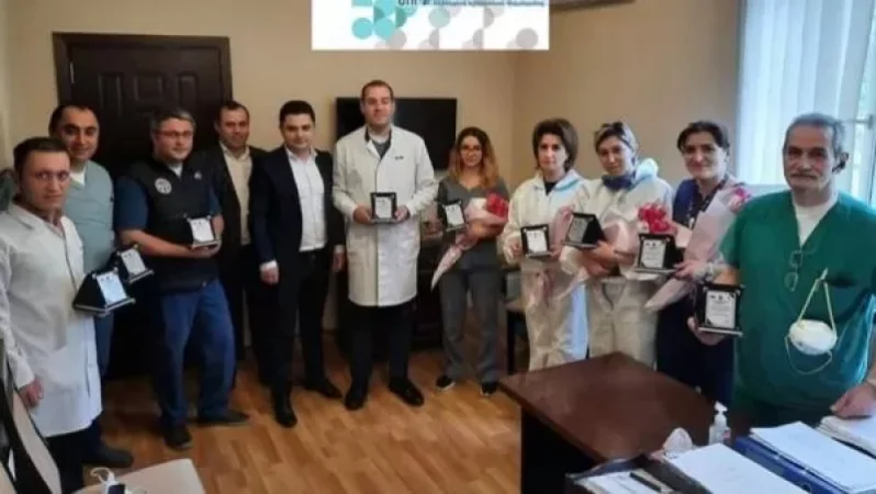 Նորքի ինֆեկցիոն հիվանդանոցի բժիշկները պարգևատրվել են