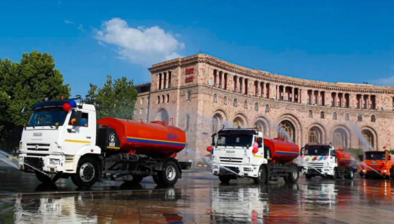 Քանի ջրցան մեքենա է օգտագործվել Վարդավառի տոնին