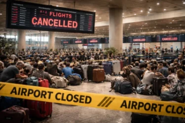 Տասնյակ հազարավոր զբոսաշրջիկներ մնացել են օդանավակայաններում