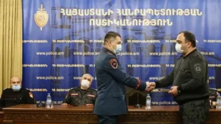 Պարգևատրվել են պատերազմին մասնակից ոստիկանները