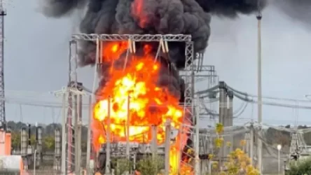 Բելգորոդի շրջանում էլեկտրաէներգիայի ենթակայան է այրվում