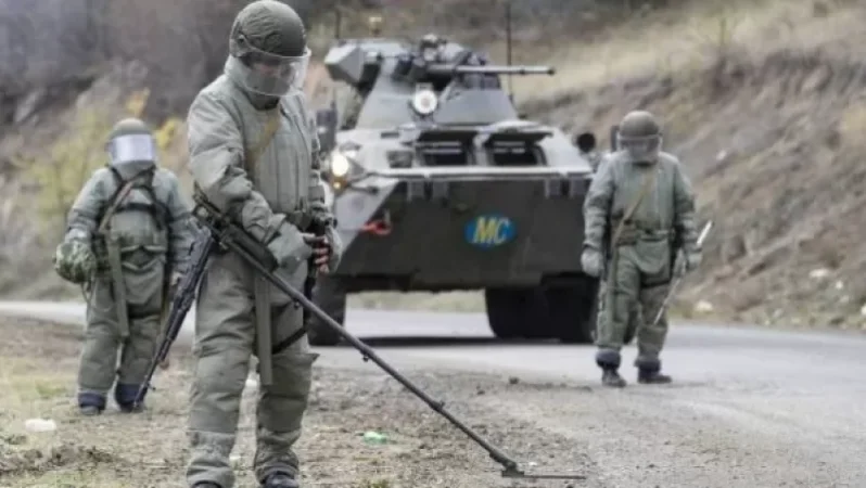 Խաղաղապահներն Արցախում ականազերծել են 1997 հա տարածք. ՌԴ ՊՆ