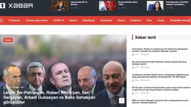 Հ1-ի լրատվական կայքը սկսել է լուրեր թողարկել նաև ադրբեջաներենով