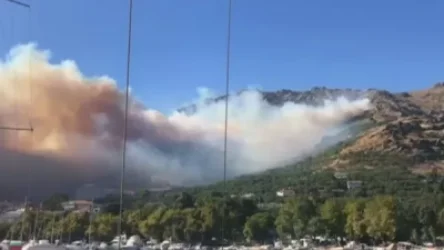 Թուրքիայի Մարմարա կղզում բռնկված հրդեհի պատճառով տարհանում են զբոսաշրջիկներին