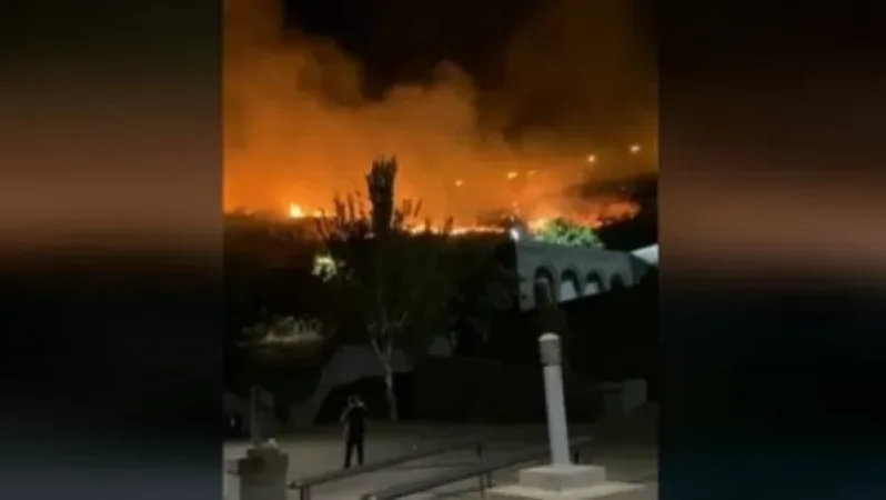 Խոշոր հրդեհ Մատենադարանի հետնամասում․դեպքի վայր է մեկնել 6 մարտական հաշվարկ