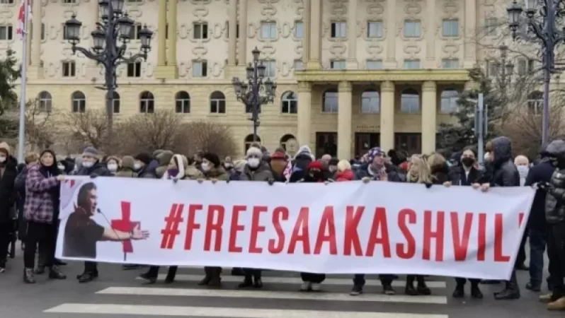Թբիլիսիում ցույցեր են՝ ի պաշտպանություն Սաակաշվիլիի