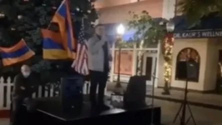 ՏԵՍԱՆՅՈՒԹ. Որոշ ամերիկահայեր Նիկոլ Փաշինյանի հրաժարականի պահանջով հանրահավաք են անցկացրել