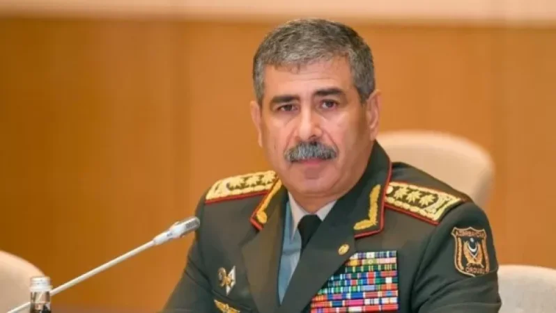 Azerbaijan's Defence Minister Zakir Hasanov Travels to Turkey to Monitor Kars Exercises