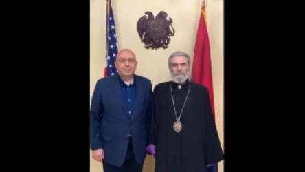 ԱՄՆ-ում Պարգև սրբազանը հանդիպել է հյուպատոսի հետ. Արցախի թեմի առաջնորդ ապաքինվում է