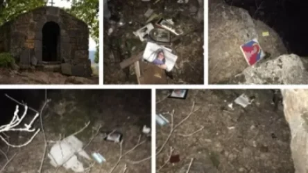 Պղծել են Ստեփանավանի Սուրբ Նշան մատուռը