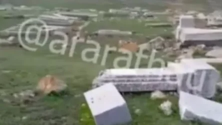 ՏԵՍԱՆՅՈՒԹ․ Ադրբեջանցիները Արցախում հիմնահատակ քանդել են ևս մեկ գերեզմանոց