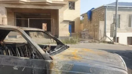 Լուսանկարներ՝ գիշերը հրթիռակոծված Ստեփանակերտից