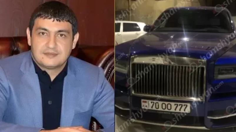 Գագիկ Ծառուկյանի փեսայի Rolls-Royce-ը տեղափոխել են տուգանային հրապարակ
