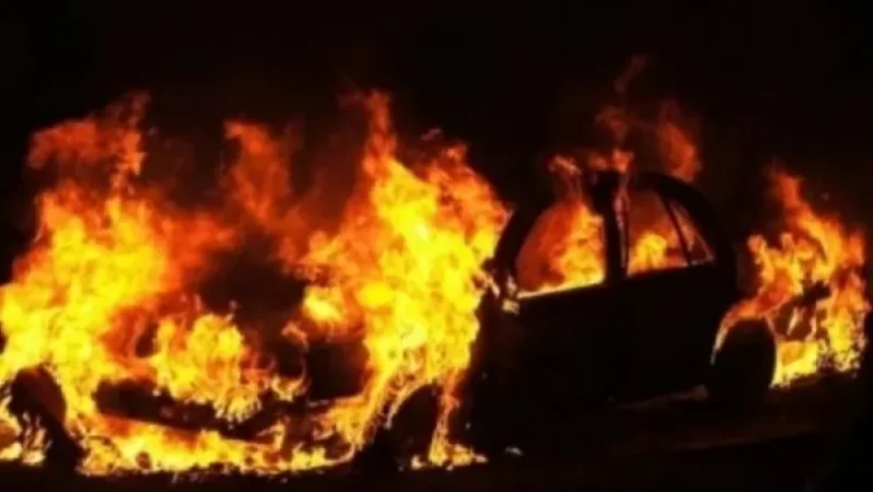 Տաթև-Կապան ավտոճանապարհին այրվել է Mercedes մակնիշի ավտոմեքենա