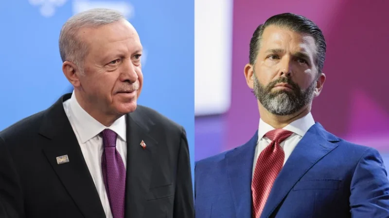 Թրամփի որդին գաղտնի հանդիպել է Էրդողանի հետ