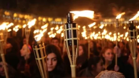 Ջահերով երթ Արցախում՝ ի հիշատակ 44-օրյա պատերազմում նահատակված հերոսների