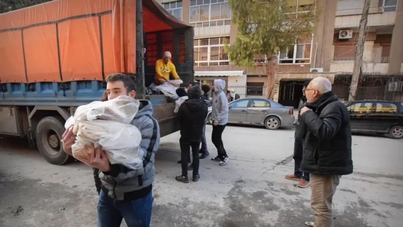 Photos: Armenians in Aleppo Engaged in Rescue Operations and Food Distribution