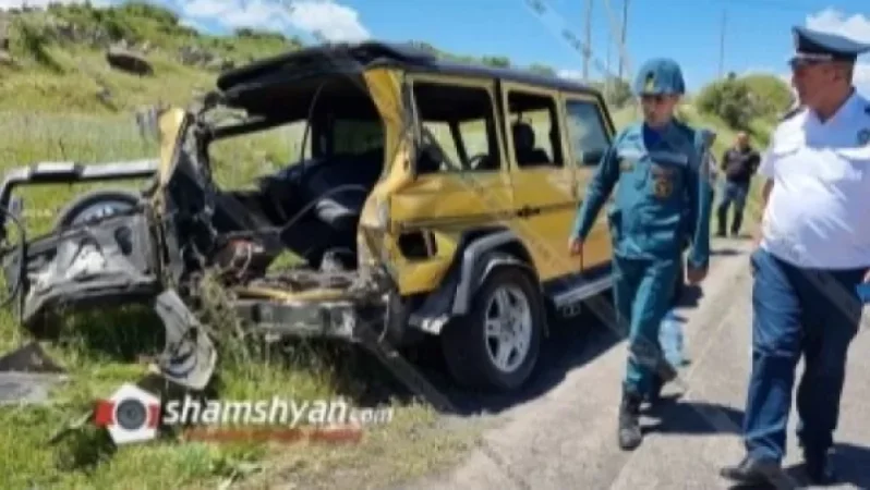 Խոշոր ավտովթար` Գեղարքունիքի մարզում. վարորդը տեղափոխվել է հիվանդանոց