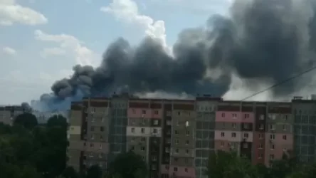 ՏԵՍԱՆՅՈՒԹ․ Հրթիռային հարված է հասցվել «КАМАЗ» ավտոկենտրոնին․ հրդեհը մարել չի հաջողվում