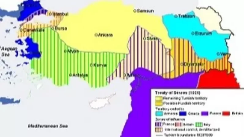 Ըստ Սևրի պայմանագրի`  Թուրքիան ու Հայաստանը համաձայնում էին երկու պետությունների միջև  սահմանազատումները  թողնել ԱՄՆ-ի որոշմանը