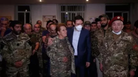 ՏԵՍԱՆՅՈՒԹ. Երեկոյան Արցախ ճանապարհեցինք մեր «Կարմիր բերետներ 5165» կամավորական ջոկատի տղաներին. Մարության