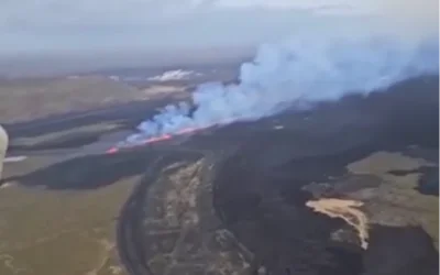 Իսլանդիայում հրաբուխ է ժայթքում