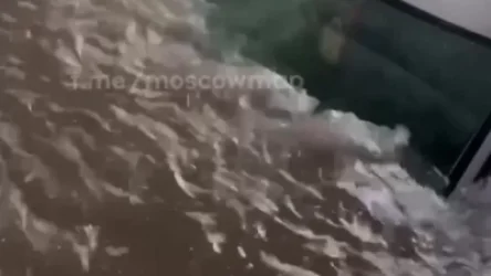 ՏԵՍԱՆՅՈՒԹ. Հեղեղումներ՝ Մոսկվայում. մեքենաները գրեթե ամբողջությամբ ջրի տակ են մնում