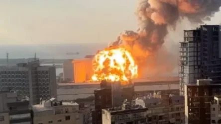 ՏԵՍԱՆՅՈՒԹ. Բեյրութի նավահանգստի պայթյունի վայրում հրդեհ է բռնկվել