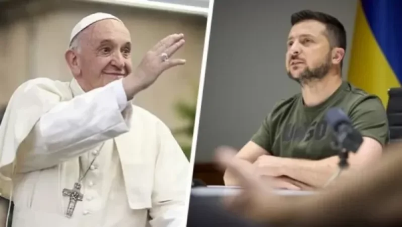 Ուկրաինան ուրախությամբ կընդունի Ձեզ. Զելենսկին՝ Հռոմի պապին