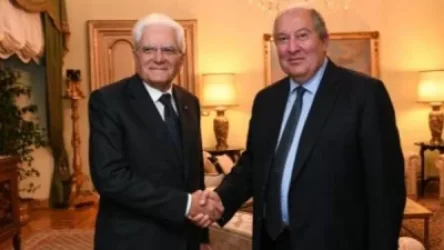 Իտալիայի նախագահը շուտափույթ ապաքինում է մաղթել Արմեն Սարգսյանին