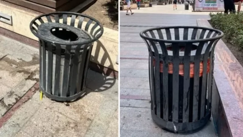 Photos: Trash Bins to Be Supplemented with Bags