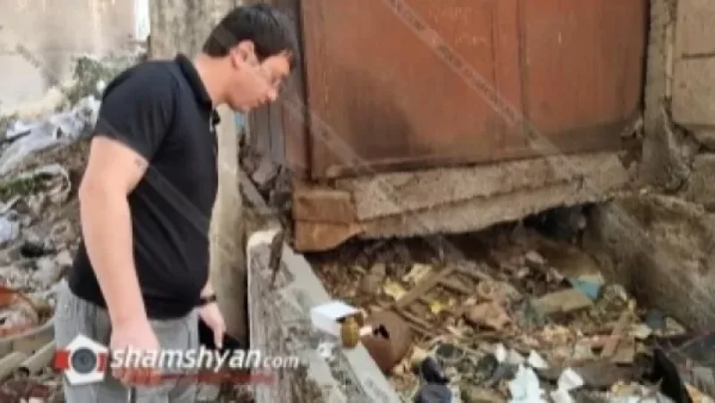 Սարյան փողոցում գտնվող կիսակառույց շինության մեջ հայտնաբերվել է Ֆ-1 տիպի նռնակ՝ իր պայթուցիչով