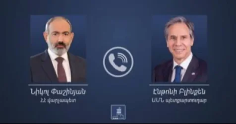 Փաշինյանն ու Բլինքենը քննարկել են Հայաստան-Ադրբեջան խաղաղության գործընթացին վերաբերող հարցեր