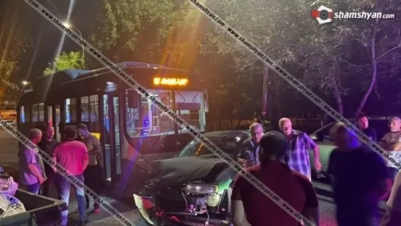 Արտակարգ դեպք Երևանում. թիվ 97 ավտոբուսը՝ ավտոմեքենաների ջարդի հեղինակ. Shamshyan. com