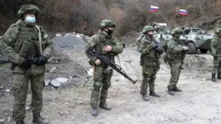 Ռուս սակրավորներն ականազերծում են խաղաղապահ ուժերի պատասխանատվության տակ գտնվող գոտիները