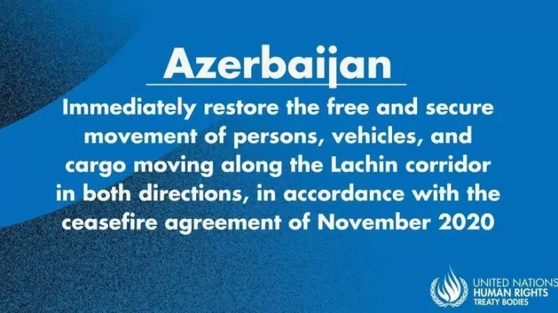 ՄԱԿ-ի փորձագետների կոչը Ադրբեջանին
