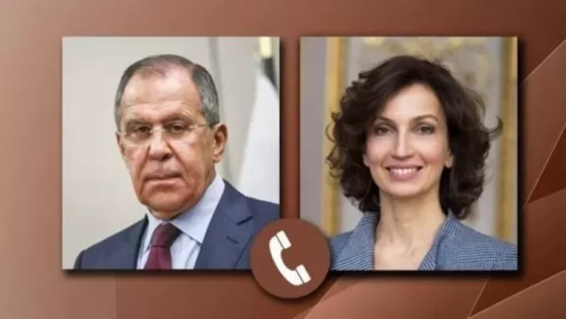 Sergey Lavrov Discusses Preservation of Monuments in Artsakh with UNESCO Director