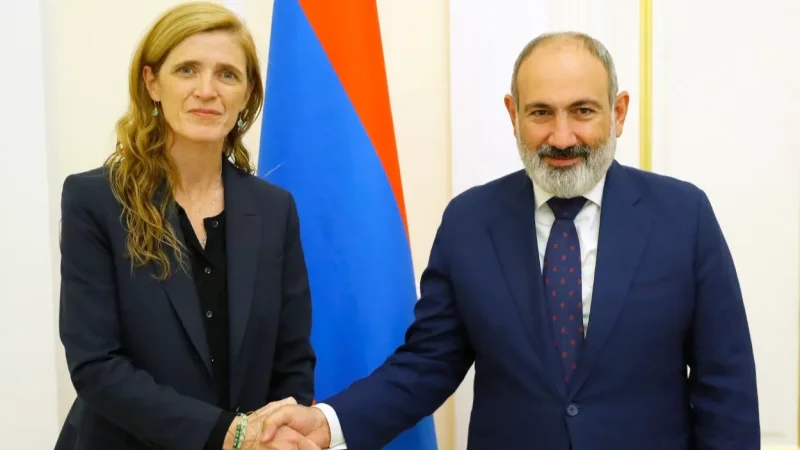 Փաշինյանը հանդիպել է USAID ղեկավար Սամանթա Փաուերի գլխավորած պատվիրակությանը