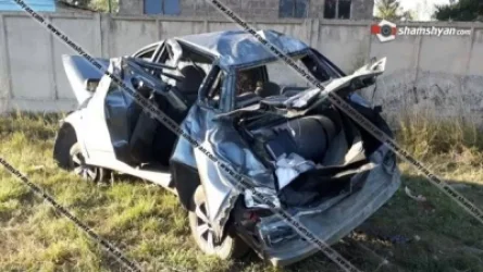 21-ամյա վարորդը Երևան-Իջևան ավտոճանապարհին դուրս է եկել երթևեկելի գոտուց և ընկել փոսի մեջ