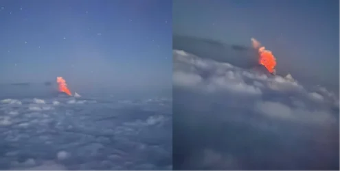 Կամչատկայում երկրաշարժից հետո հրաբխի ժայթքում է սկսվել