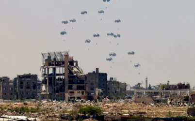 Գազայի մարդասիրական օգնության օդային մատակարարումը դադարեցվել է. AFP