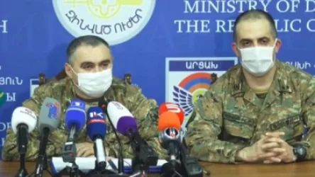 Խաղաղ բնակչության ուղղությամբ հակառակորդը հարվածներ է հասցրել «Գրադ»-ով, «Սմերչ» -ով, այլ զինատեսակներ էլ կան, սակայն հրապարակման ենթակա չեն.  Արցախի ՊԲ հրամանատարի տեղակալ