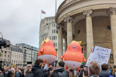 Բողոքի ակցիա Լոնդոնում՝ Թրամփի այցի դեմ