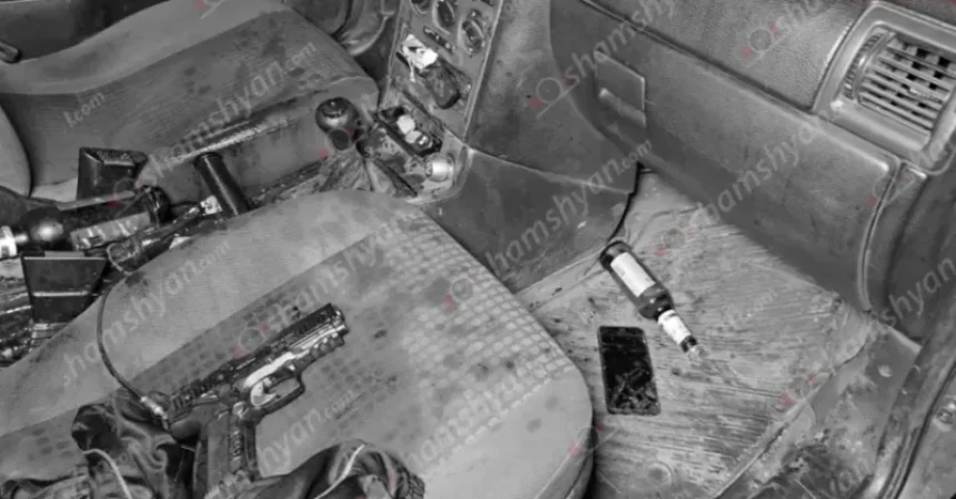 Առեղծվածային դեպք՝ Երևանում․ ավտոմեքենայում հայտնաբերվել են ատրճանակ և արնանման հետքեր․ կա վիրավոր