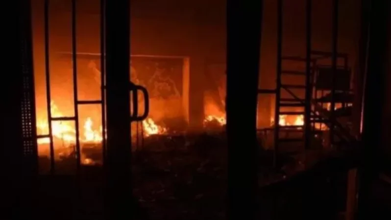 Photos: Fire Erupts in Stepanakert Following Recent Shelling
