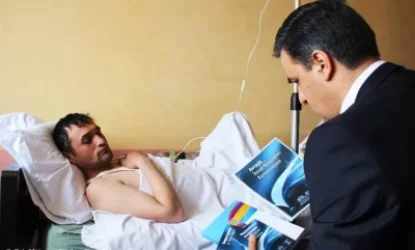 Մարդու իրավունքների պաշտպանն այցելել է սահմանախախտ ադրբեջանցուն